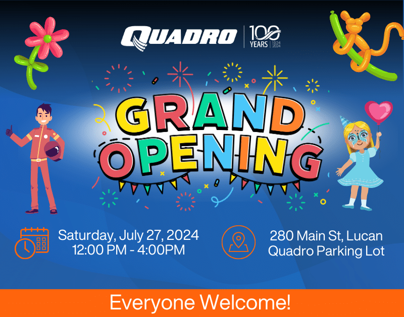 Quadro Communications press release image Lucan grand opening July 27 2024